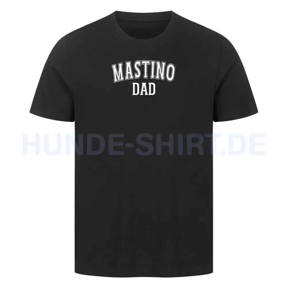 Premium T-Shirt "Mastino- DAD" Schwarz – hunde-shirt.de