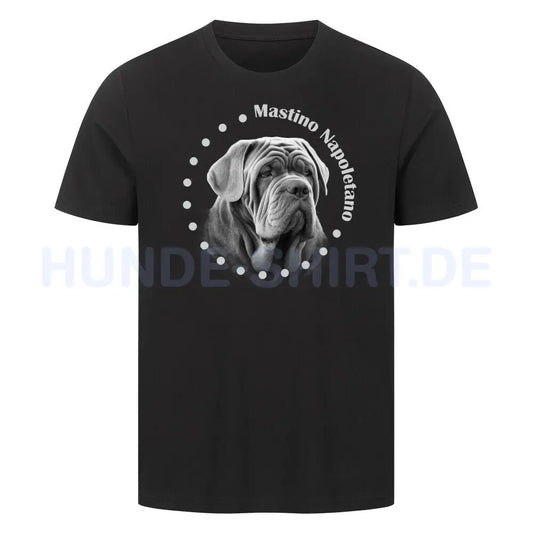 Premium T-Shirt "Mastino Napoletano R" Schwarz – hunde-shirt.de