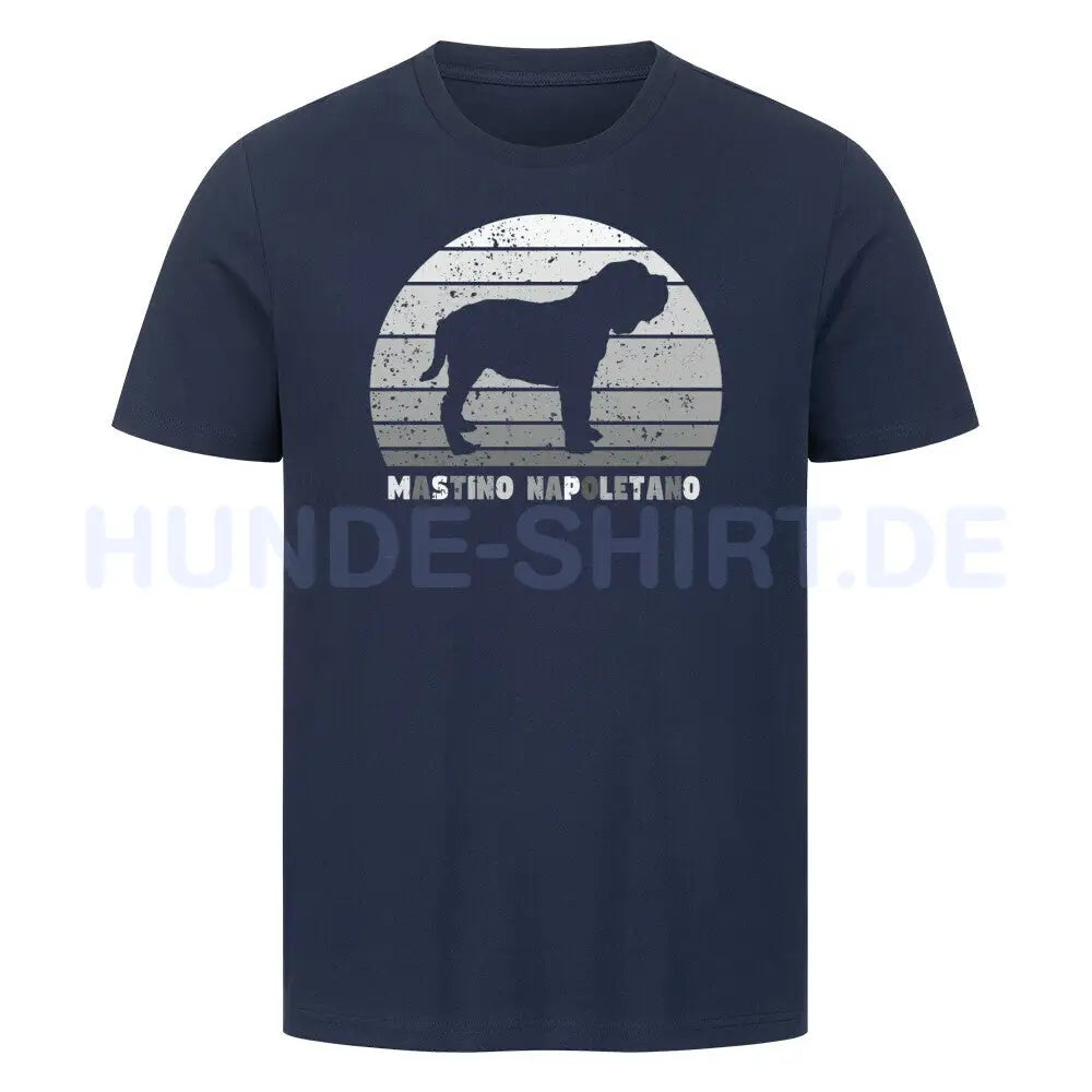 Premium T-Shirt "Mastino Napoletano S" French Navy – hunde-shirt.de