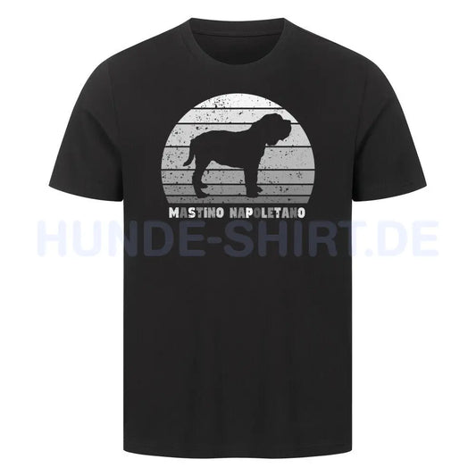 Premium T-Shirt "Mastino Napoletano S" Schwarz – hunde-shirt.de