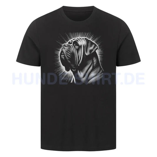 Premium T-Shirt "Mastino - Shine" Schwarz – hunde-shirt.de