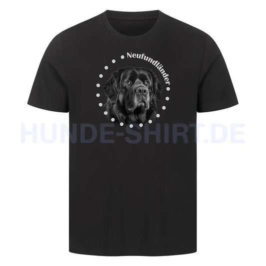 Premium T-Shirt "Neufundländer R" Schwarz – hunde-shirt.de