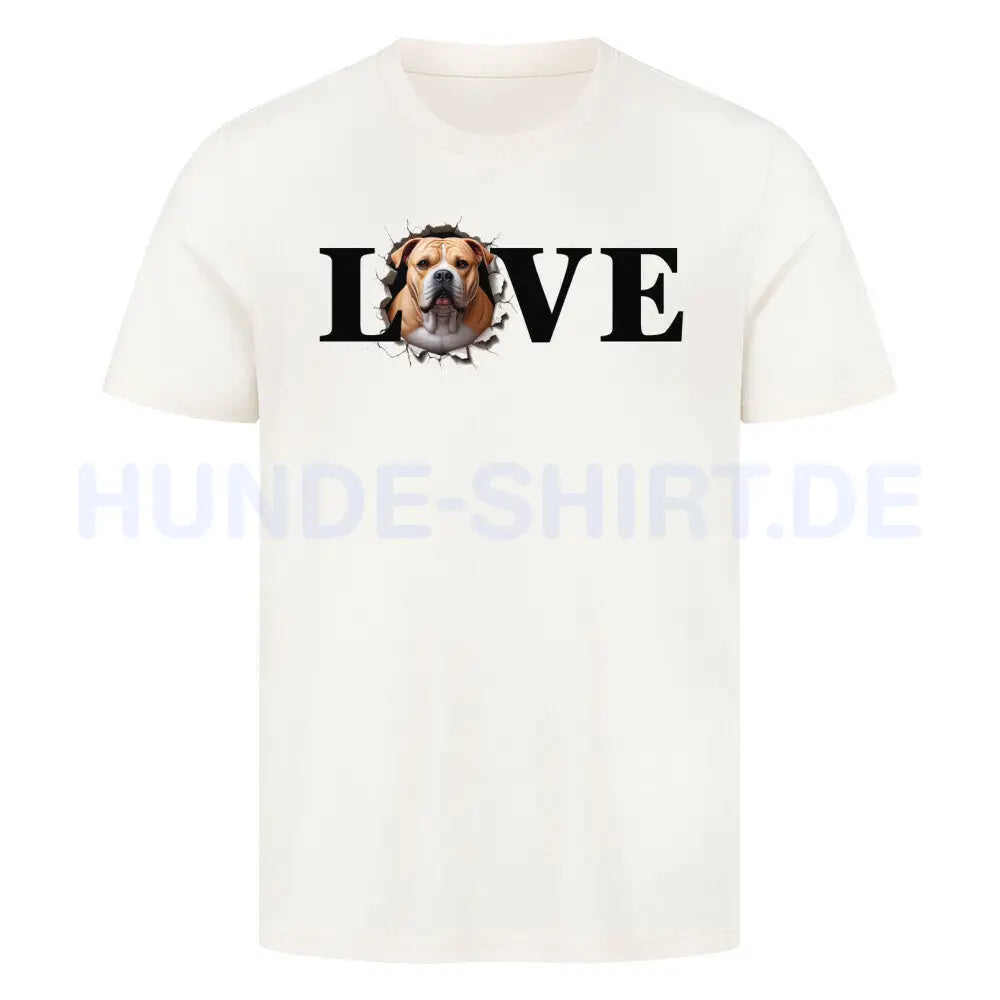 Premium T-Shirt "OEB hell LOVE" Natural Raw – hunde-shirt.de