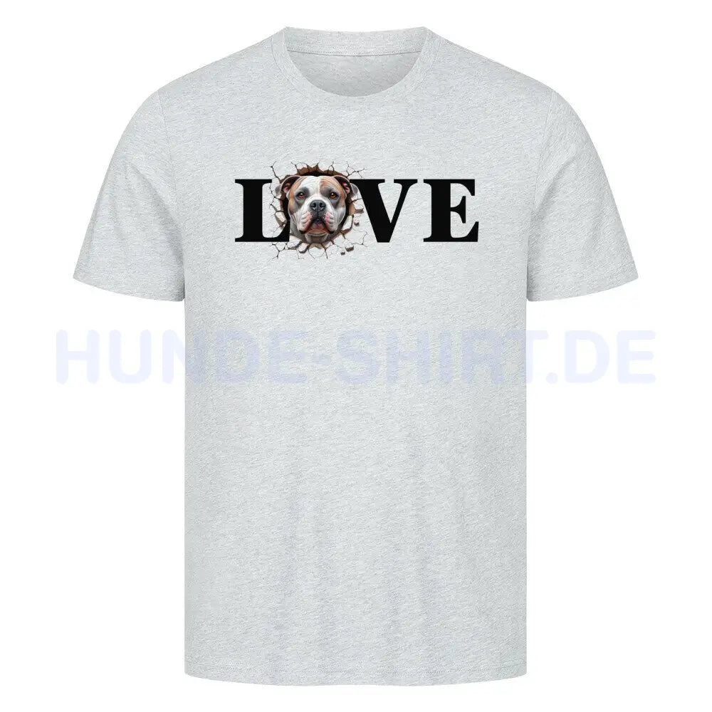 Premium T-Shirt "OEB LOVE" Heather Grey – hunde-shirt.de