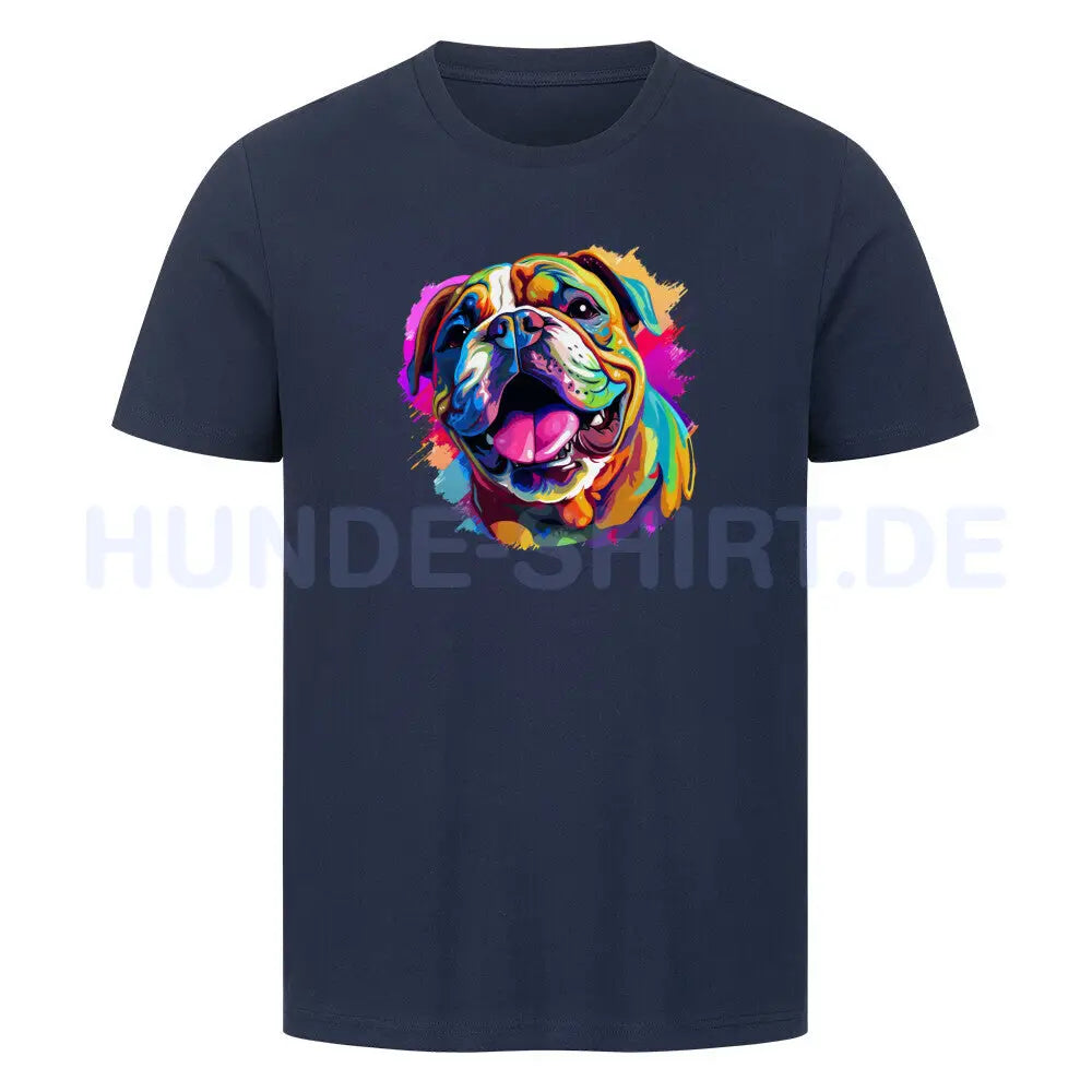 Premium T-Shirt "OEB - Paint" French Navy – hunde-shirt.de