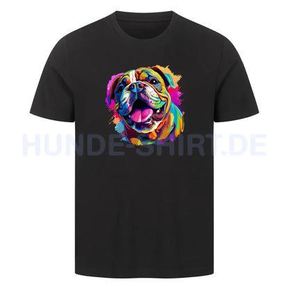 Premium T-Shirt "OEB - Paint" Schwarz – hunde-shirt.de