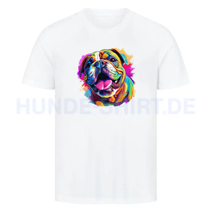 Premium T-Shirt "OEB - Paint" Weiß – hunde-shirt.de