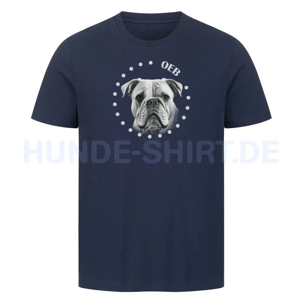 Premium T-Shirt "OEB Rounded" French Navy – hunde-shirt.de