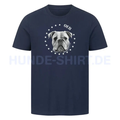 Premium T-Shirt "OEB Rounded" French Navy – hunde-shirt.de