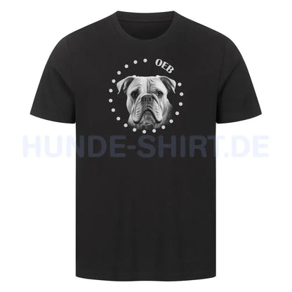 Premium T-Shirt "OEB Rounded" Schwarz – hunde-shirt.de