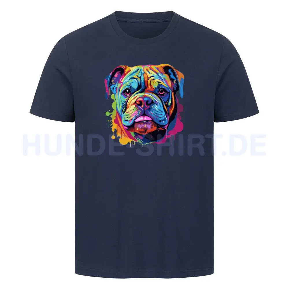 Premium T-Shirt "OEB - Splash" French Navy – hunde-shirt.de