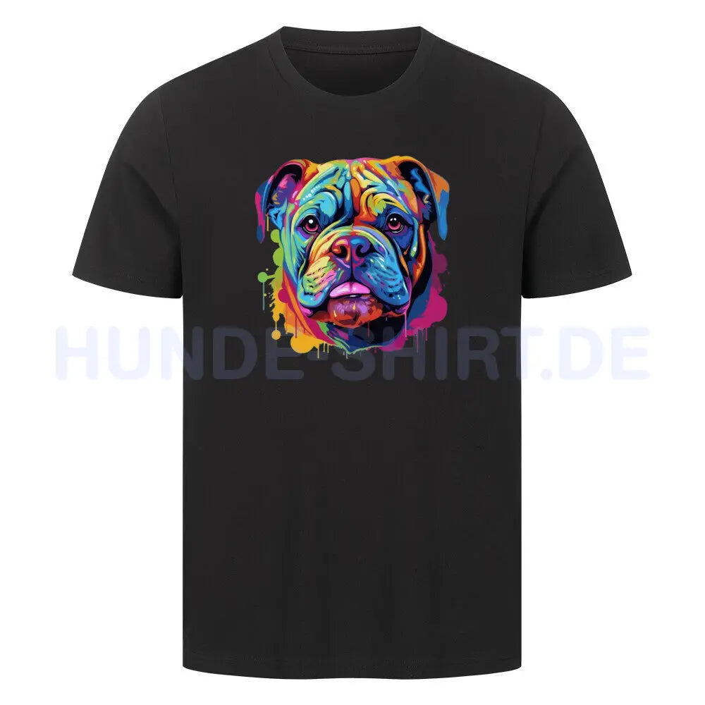 Premium T-Shirt "OEB - Splash" Schwarz – hunde-shirt.de