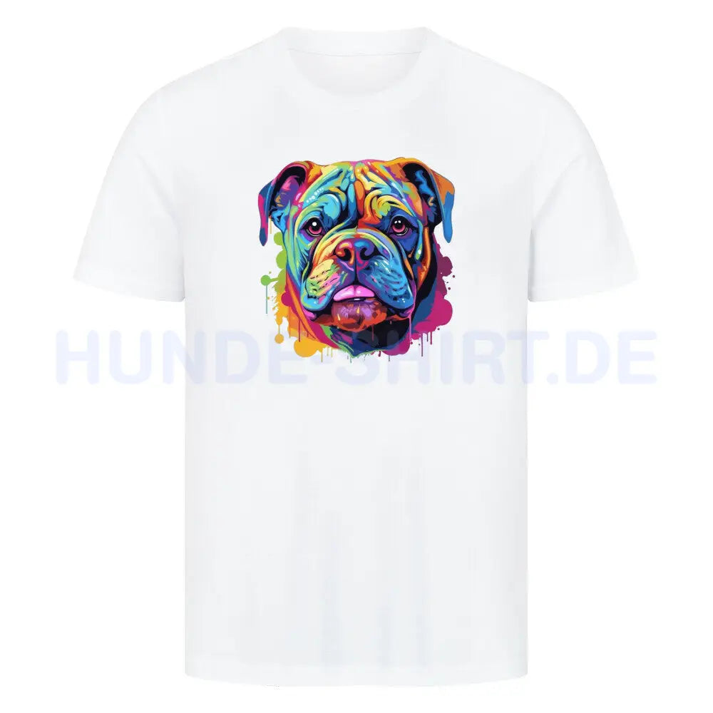 Premium T-Shirt "OEB - Splash" Weiß – hunde-shirt.de