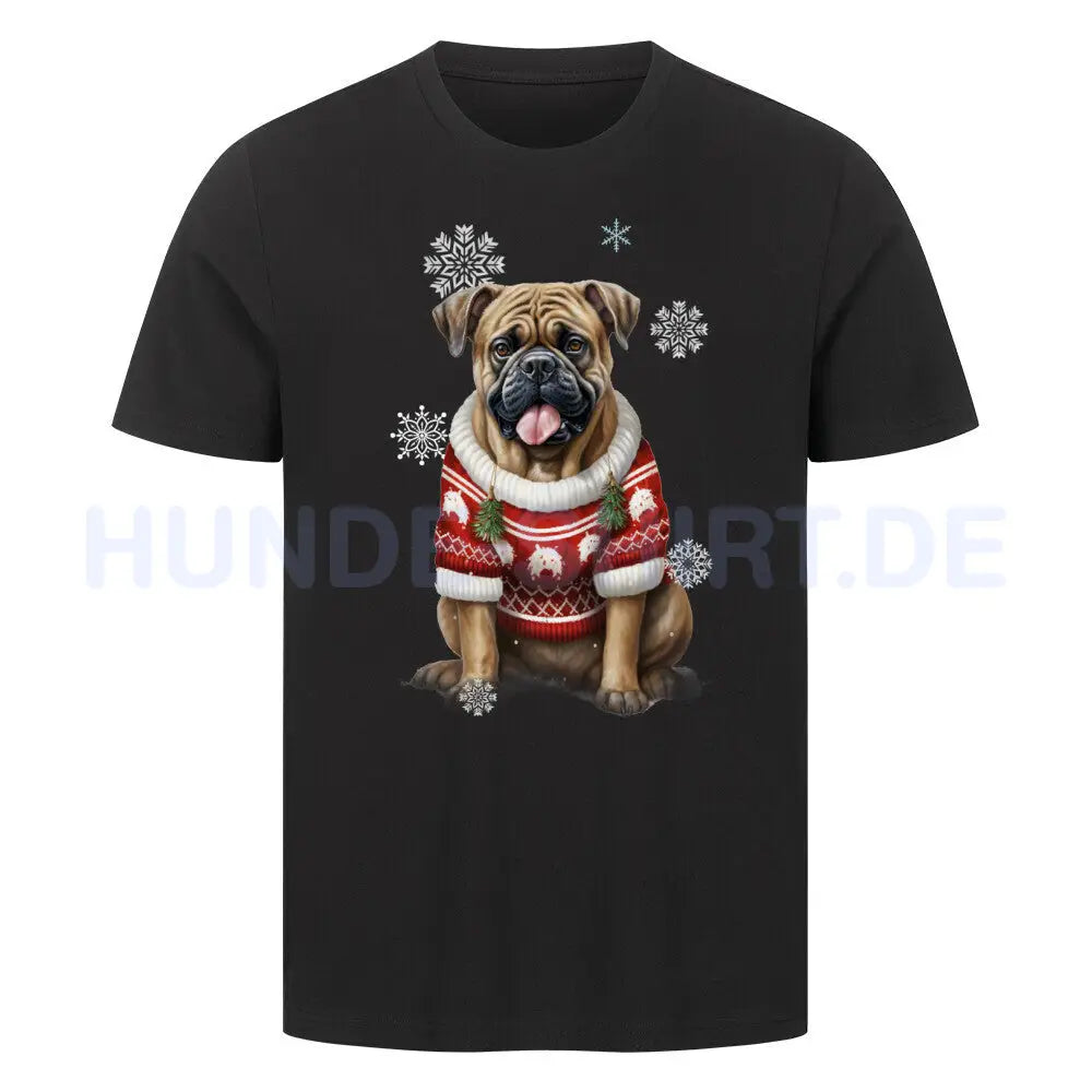 Premium T-Shirt "OEB Winter" Schwarz – hunde-shirt.de