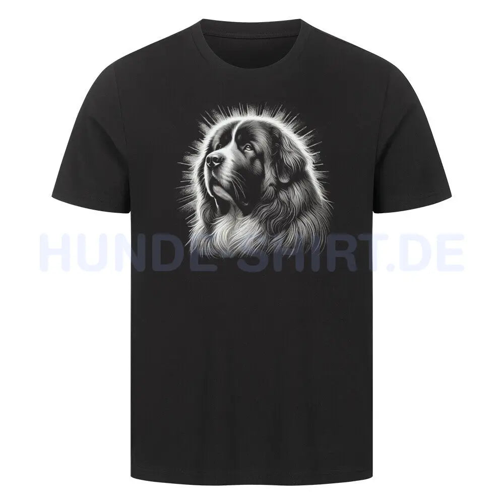 Premium T-Shirt "Owtscharka - Shine" Schwarz – hunde-shirt.de