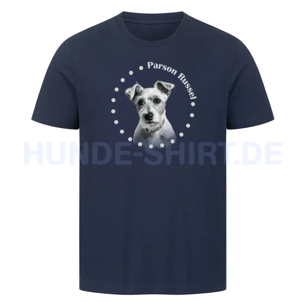 Premium T-Shirt "Parson Russell Terrier R" French Navy – hunde-shirt.de