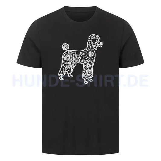 Premium T-Shirt "Pudel pur" Schwarz – hunde-shirt.de