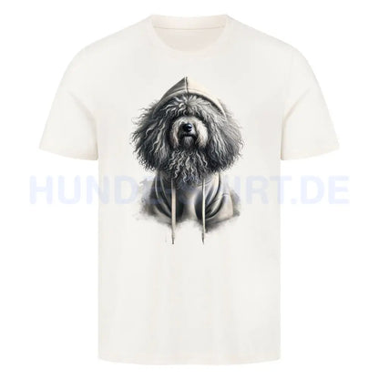 Premium T-Shirt "Puli Hooded Shirt" Natural Raw – hunde-shirt.de