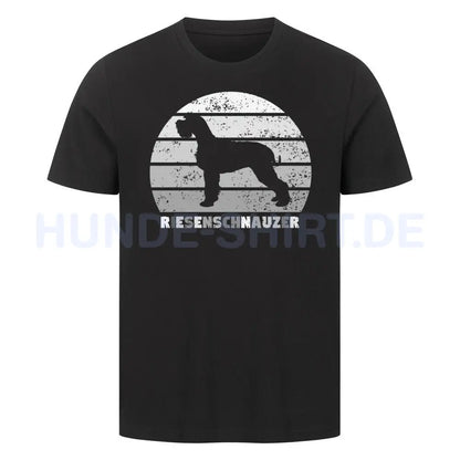 Premium T-Shirt "Riesenschnauzer" Schwarz – hunde-shirt.de