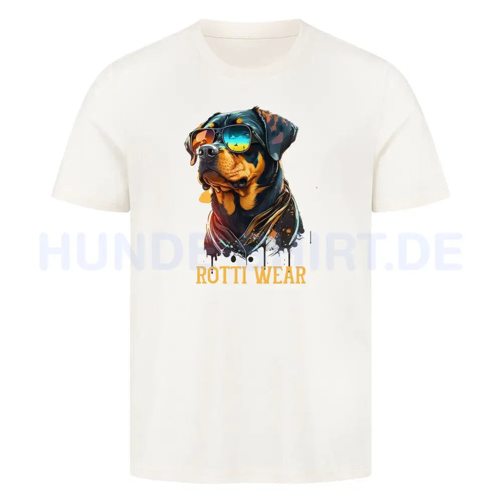 Premium T-Shirt "Rotti Wear" Natural Raw – hunde-shirt.de