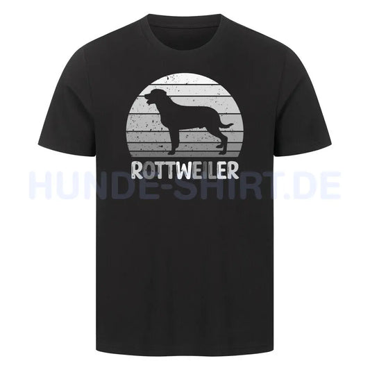 Premium T-Shirt "Rottweiler" Schwarz – hunde-shirt.de