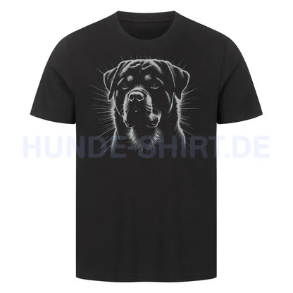 Premium T-Shirt "Rottweiler Shine" Schwarz – hunde-shirt.de