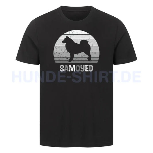 Premium T-Shirt "Samoyed" Schwarz – hunde-shirt.de