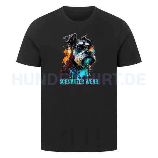 Premium T-Shirt "Schnauzer - Wear" Schwarz – hunde-shirt.de