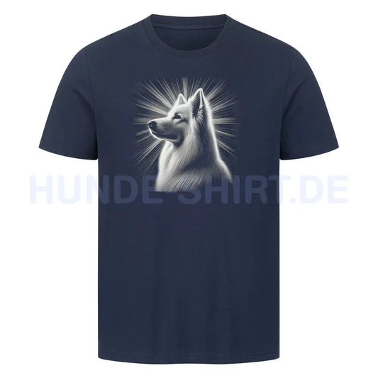 Premium T-Shirt "Schweizer Schäferhund - Shine" French Navy – hunde-shirt.de