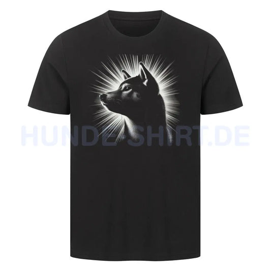 Premium T-Shirt "Shiba Inu - Shine" Schwarz – hunde-shirt.de