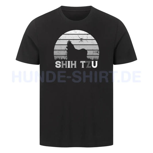 Premium T-Shirt "Shih Tzu 2" Schwarz – hunde-shirt.de