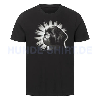 Premium T-Shirt "Shih Tzu - Shine" Schwarz – hunde-shirt.de