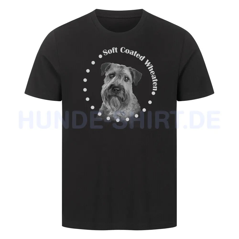 Premium T-Shirt "Soft Coated Wheaten R" Schwarz – hunde-shirt.de