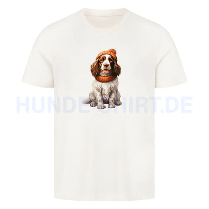 Premium T-Shirt "Springer Spaniel - Cold" Natural Raw – hunde-shirt.de