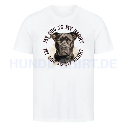 Premium T-Shirt "Staffordshire Terrier" Weiß – hunde-shirt.de