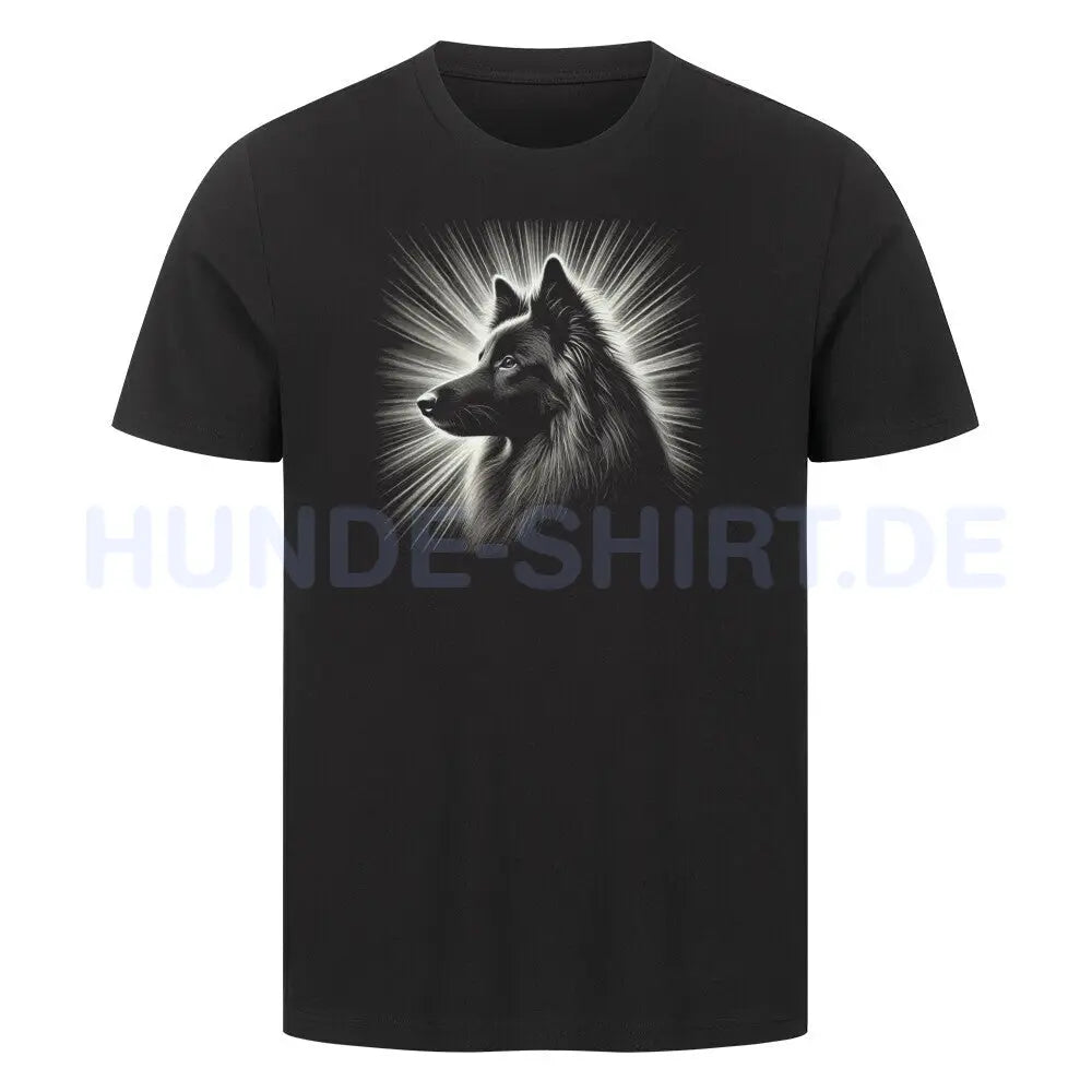 Premium T-Shirt "Tervueren - Shine" Schwarz – hunde-shirt.de