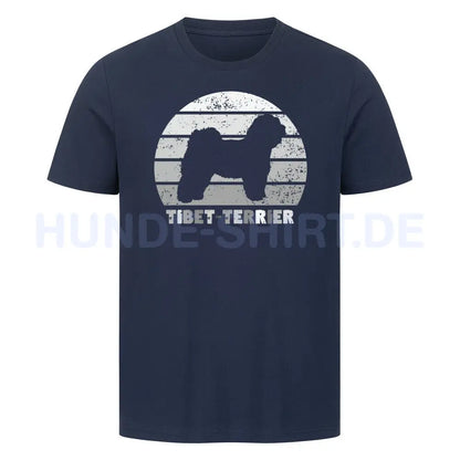 Premium T-Shirt "Tibet Terrier" French Navy – hunde-shirt.de