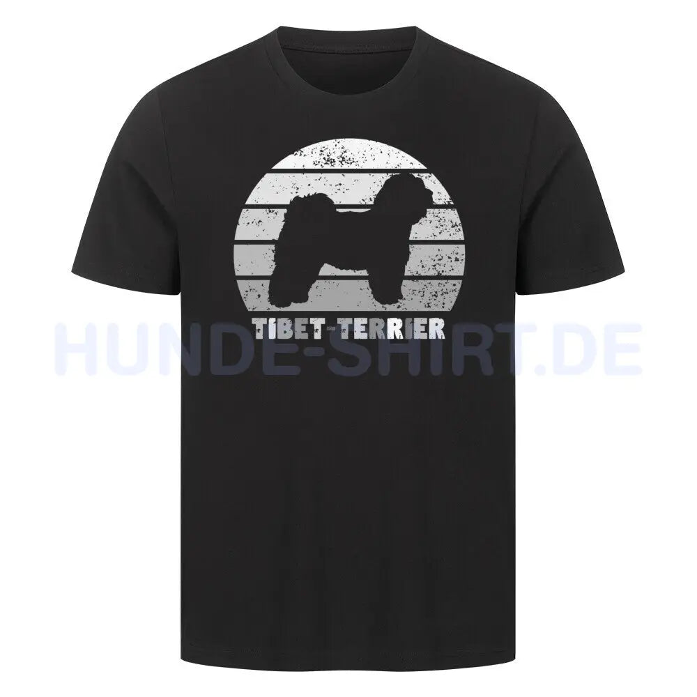 Premium T-Shirt "Tibet Terrier" Schwarz – hunde-shirt.de