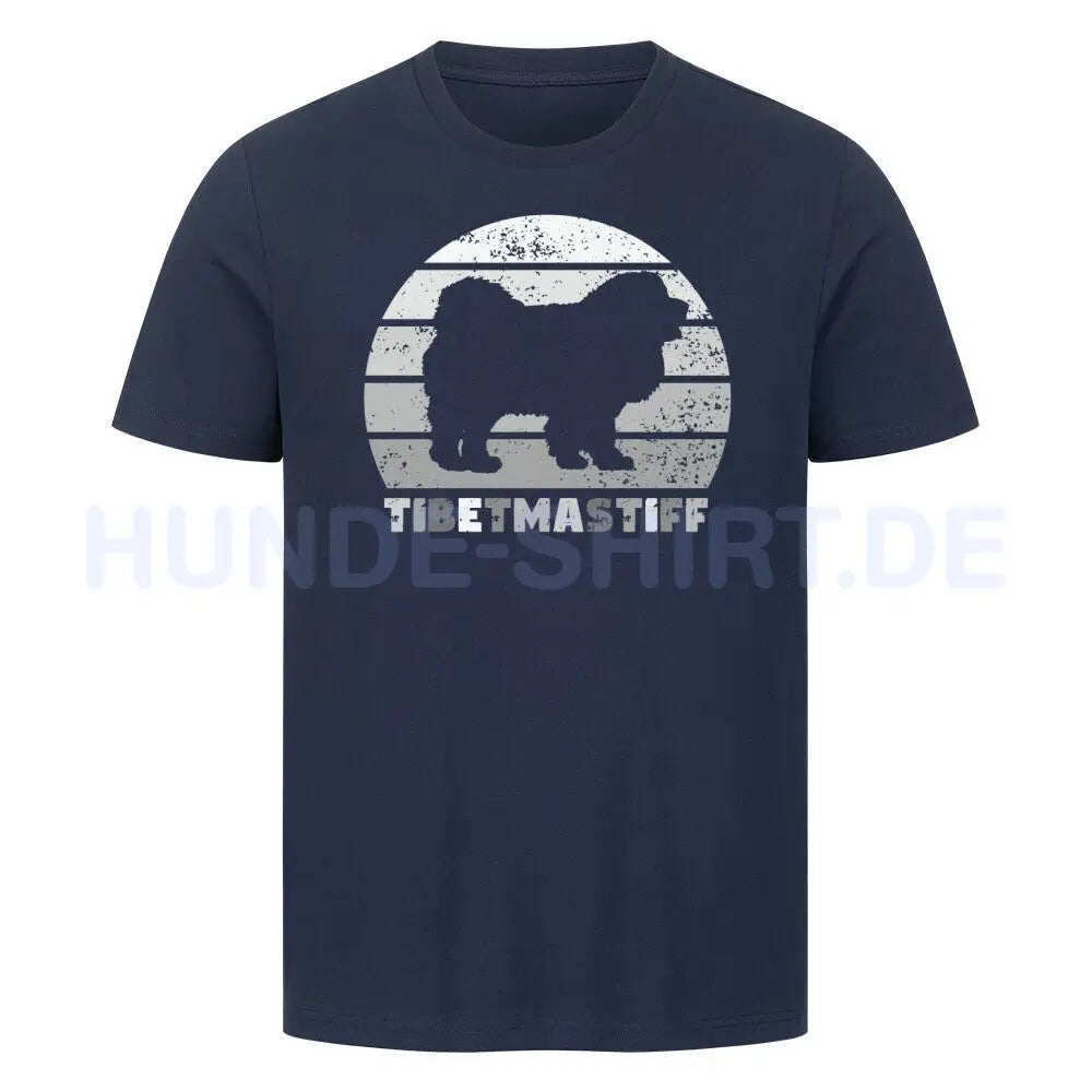 Premium T-Shirt "Tibetmastiff" French Navy – hunde-shirt.de