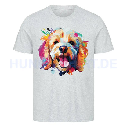 Premium T-Shirt "Toypudel ART" Heather Grey – hunde-shirt.de