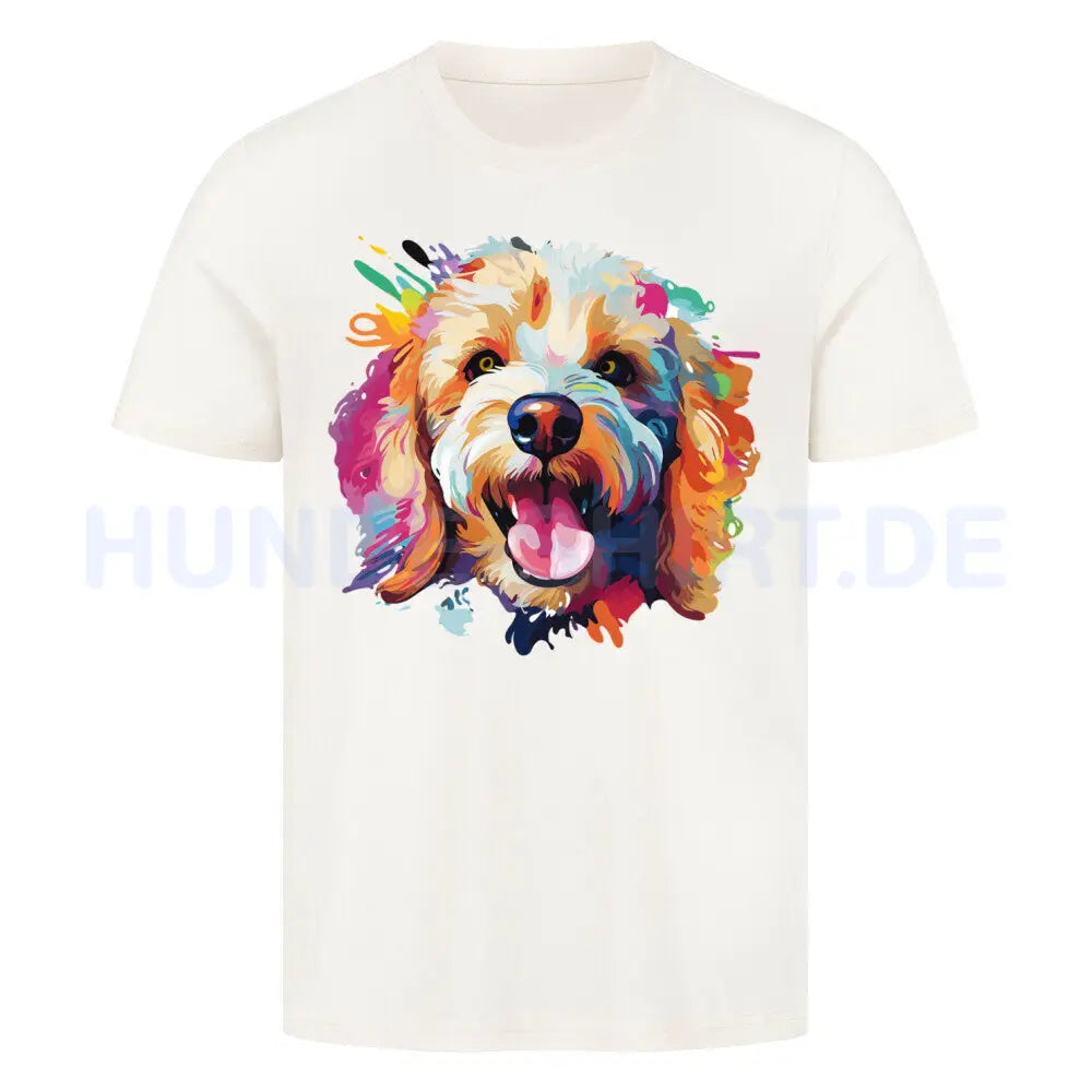 Premium T-Shirt "Toypudel ART" Natural Raw – hunde-shirt.de