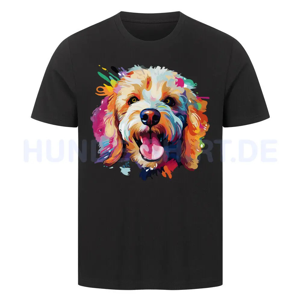 Premium T-Shirt "Toypudel ART" Schwarz – hunde-shirt.de