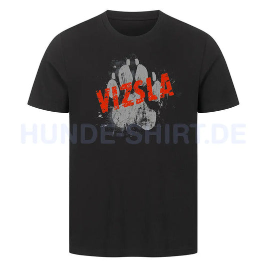 Premium T-Shirt "Vizsla - PAW" Schwarz – hunde-shirt.de