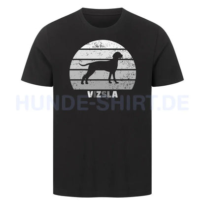 Premium T-Shirt "Vizsla" Schwarz – hunde-shirt.de