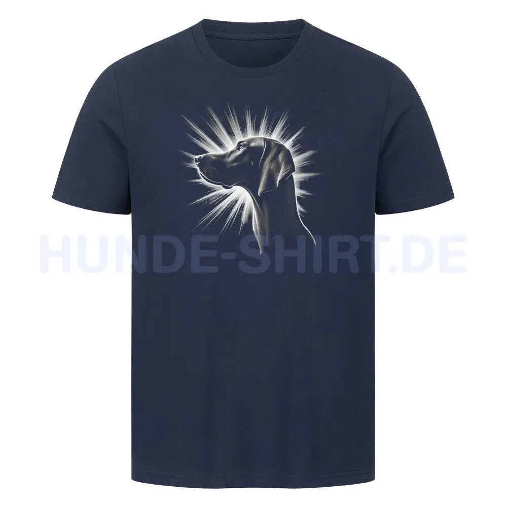 Premium T-Shirt "Vizsla - Shine" French Navy – hunde-shirt.de