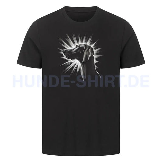 Premium T-Shirt "Vizsla - Shine" Schwarz – hunde-shirt.de