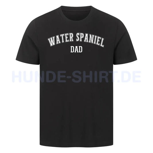 Premium T-Shirt "Water Spaniel - DAD" Schwarz – hunde-shirt.de