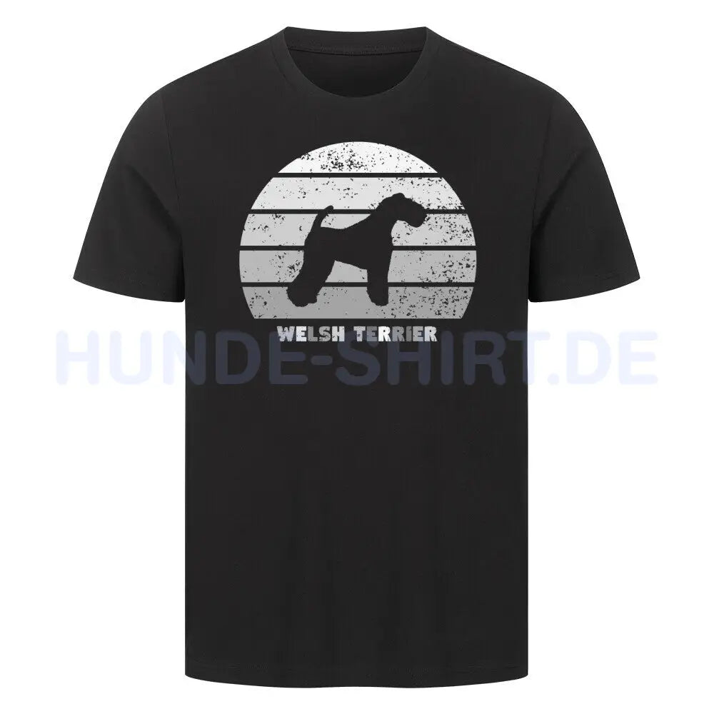 Premium T-Shirt "Welsh Terrier" Schwarz – hunde-shirt.de