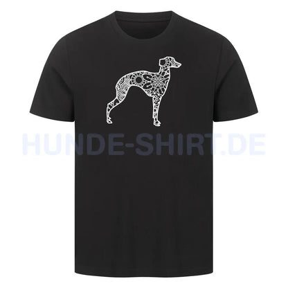 Premium T-Shirt "Whippet pur" Schwarz – hunde-shirt.de