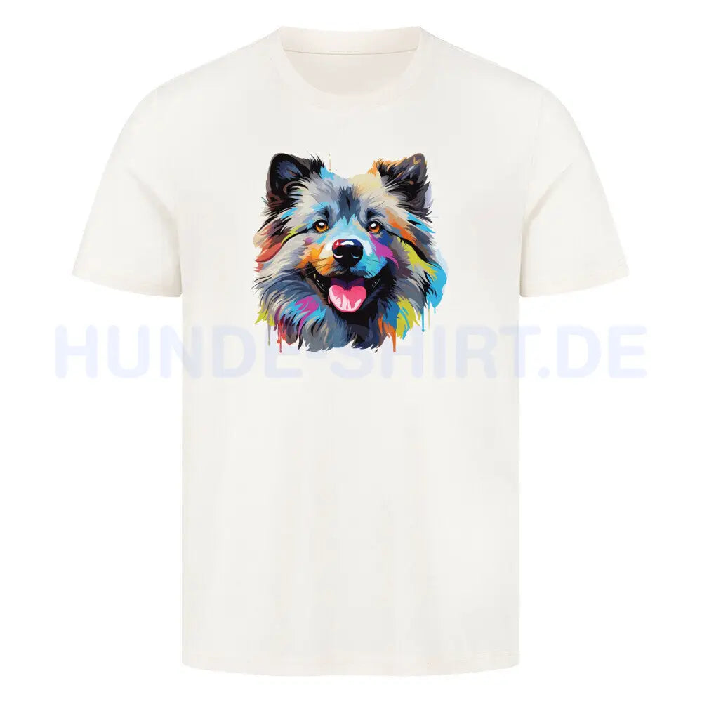 Premium T-Shirt "Wolfsspitz - ART" Natural Raw – hunde-shirt.de